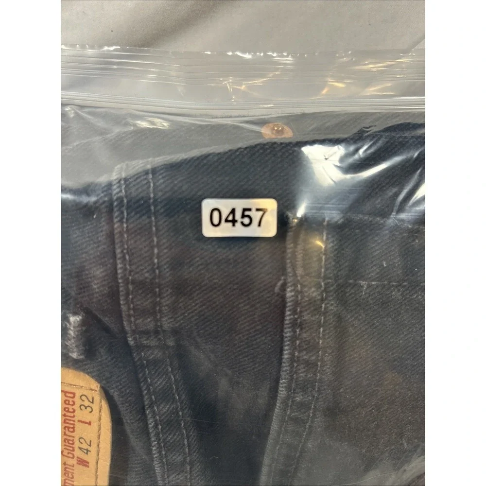 Levi's Vintage 560 Mens Jeans Made USA 42x 32 Loose  Fit 100% Cotton Black